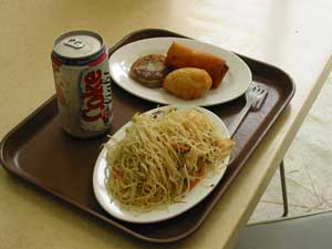 香港大嶼山、寶蓮寺の昼飯