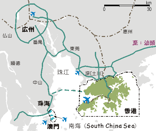 珠江三角州